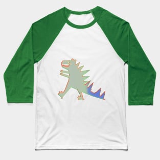 Childish Dinosaur Baseball T-Shirt